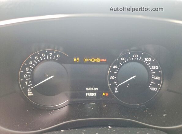 5LMCJ2D95KUL44295 2019 LINCOLN MKC Черный Вид щитка приборов