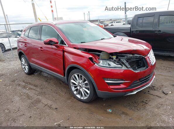 5LMCJ3C95JUL18673 2018 LINCOLN MKC Красный Передняя правая четверть