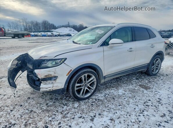 5LMCJ3D93KUL06344 2019 LINCOLN MKC White Vista tres cuartos delantera izquierda