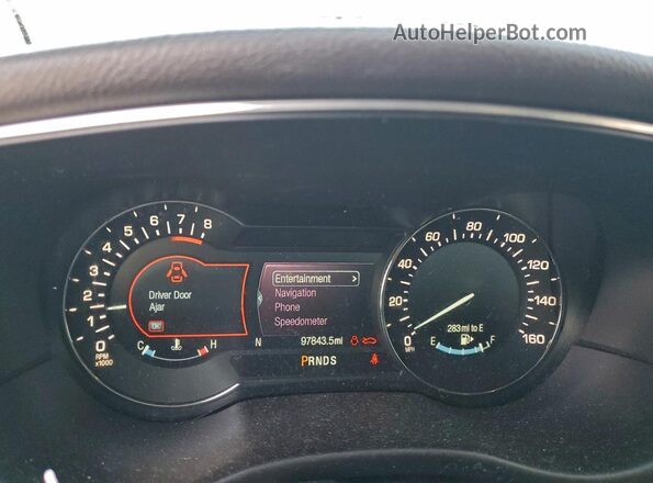 5LMCJ3D94JUL32532 2018 LINCOLN MKC Синий Вид щитка приборов