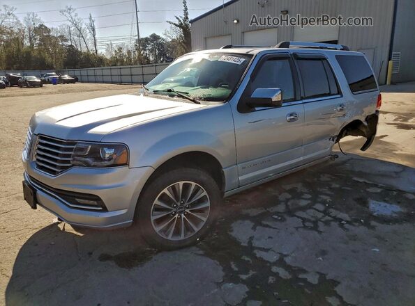 5LMJJ2HT1HEL00259 2017 LINCOLN NAVIGATOR Silver Vista tres cuartos delantera izquierda