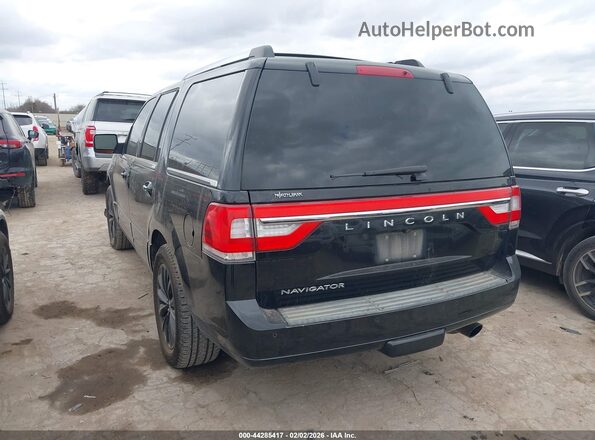 5LMJJ2JT0HEL01753 2017 LINCOLN NAVIGATOR Черный Задняя левая четверть