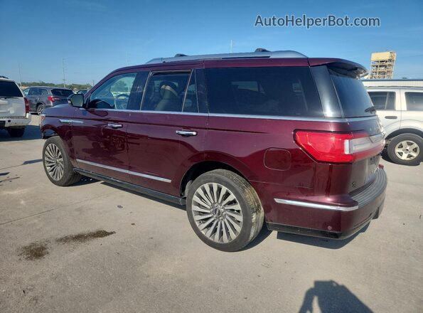 5LMJJ2LT2KEL08661 2019 LINCOLN NAVIGATOR Темно-бордовый Задняя левая четверть