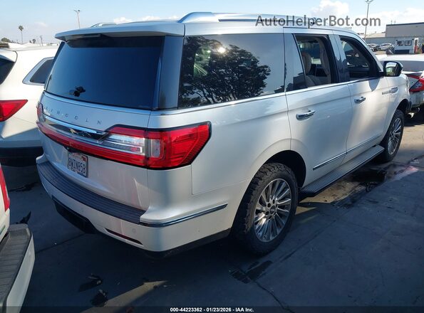 5LMJJ2NT7JEL05119 2018 LINCOLN NAVIGATOR Белый Задняя правая четверть