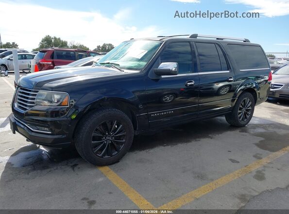 5LMJJ3HT0GEL05862 2016 LINCOLN NAVIGATOR L Черный Передняя левая четверть