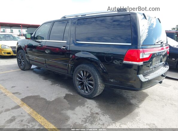 5LMJJ3HT0GEL05862 2016 LINCOLN NAVIGATOR L Черный Задняя левая четверть
