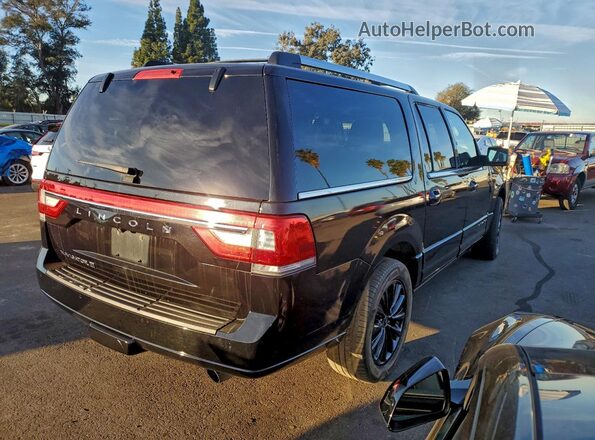 5LMJJ3HT1HEL08965 2017 LINCOLN NAVIGATOR Black Trasero derecho