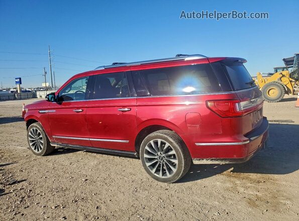 5LMJJ3HT1JEL05439 2018 LINCOLN NAVIGATOR Красный Задняя левая четверть