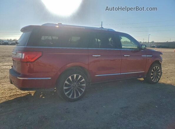 5LMJJ3HT1JEL05439 2018 LINCOLN NAVIGATOR Красный Задняя правая четверть