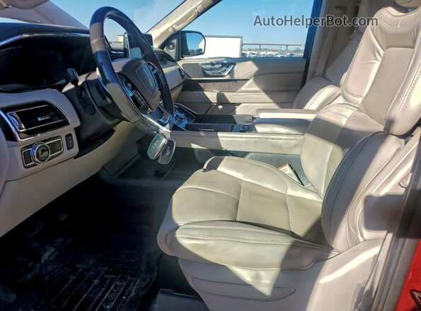 5LMJJ3HT1JEL05439 2018 LINCOLN NAVIGATOR Красный Вид салона спереди
