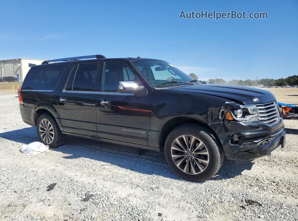 5LMJJ3HT7GEL08340 2016 LINCOLN NAVIGATOR Черный Передняя правая четверть