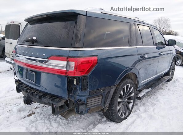5LMJJ3HT8JEL03221 2018 LINCOLN NAVIGATOR L Blue Trasero derecho