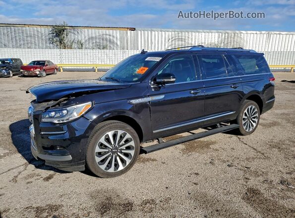 5LMJJ3LG9REL21152 2024 LINCOLN NAVIGATOR Черный Передняя левая четверть