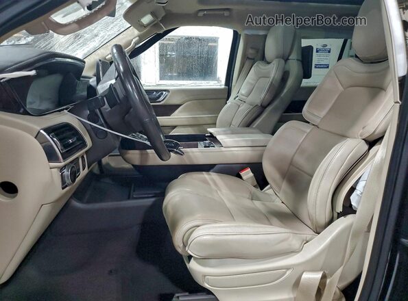 5LMJJ3LT1KEL00637 2019 LINCOLN NAVIGATOR Черный Вид салона спереди