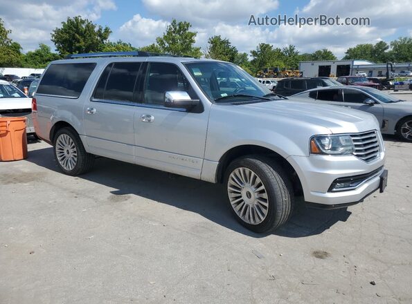 5LMJJ3LT2GEL04784 2016 LINCOLN NAVIGATOR Серебряный Передняя правая четверть