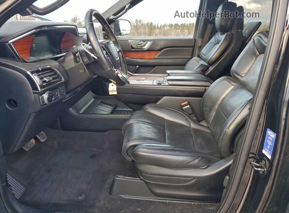 5LMJJ3LT4JEL03367 2018 LINCOLN NAVIGATOR Black Widok wnętrza z przodu