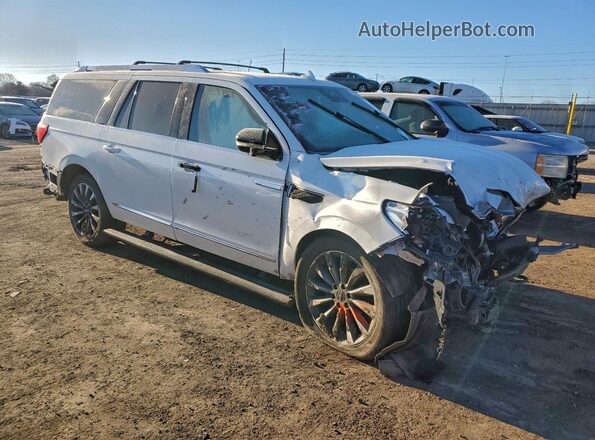 5LMJJ3LT9MEL19200 2021 LINCOLN NAVIGATOR Белый Передняя правая четверть
