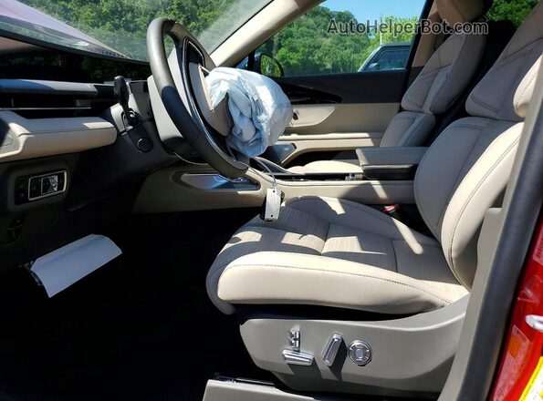 5LMPJ8K4XSJ913333 2025 LINCOLN NAUTILUS Красный Вид салона спереди
