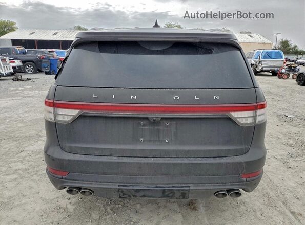 5LMYJ8XY3MNL00823 2021 LINCOLN AVIATOR Черный Вид сзади