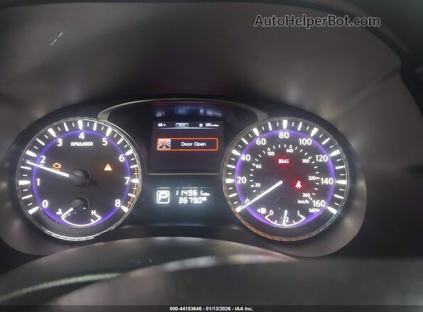 5N1AL0MN6GC516904 2016 INFINITI QX60 Серый Вид задних сидений