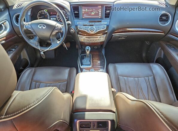 5N1AL0MN6GC525263 2016 INFINITI QX60 Черный Вид панели приборов
