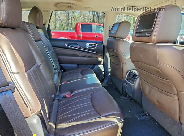 5N1AL0MN6GC525263 2016 INFINITI QX60 Черный Вид задней части салона