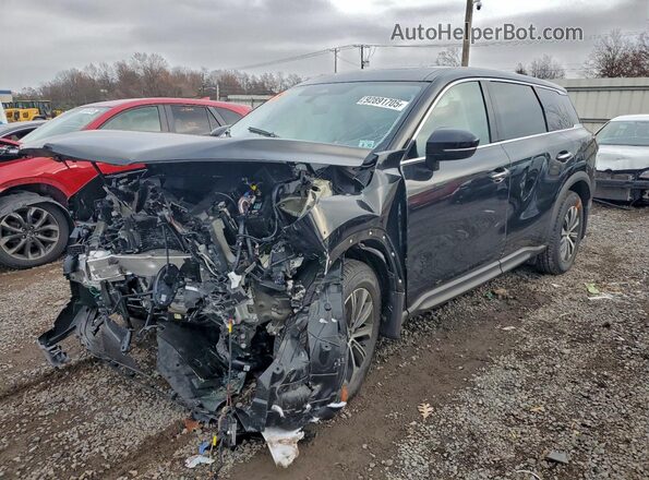 5N1AL1ES0SC331122 2025 INFINITI QX60 Черный Передняя левая четверть