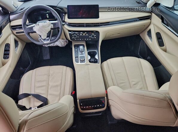 5N1AL1FR1SC357952 2025 INFINITI QX60 Желто-коричневый Вид панели приборов