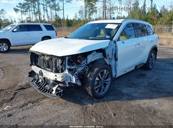 5N1AL1FS0SC333449 2025 INFINITI QX60 Белый Передняя левая четверть
