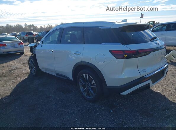 5N1AL1FS0SC333449 2025 INFINITI QX60 Белый Задняя левая четверть