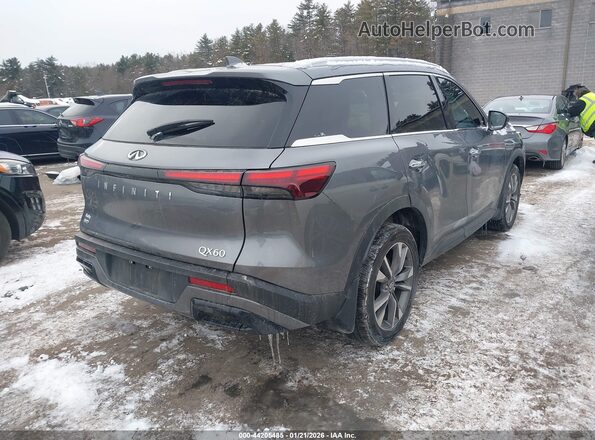 5N1AL1FS8SC350659 2025 INFINITI QX60 Gray Задня права чверть