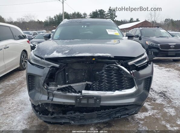 5N1AL1FS8SC350659 2025 INFINITI QX60 Gray Вид щитка приладів