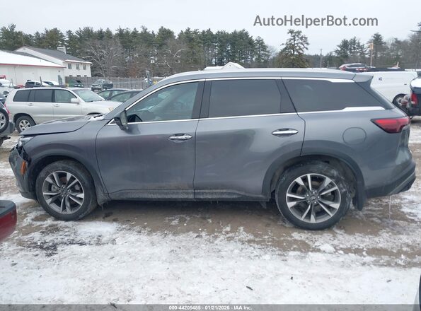5N1AL1FS8SC350659 2025 INFINITI QX60 Gray Панорамний вид салону 360°