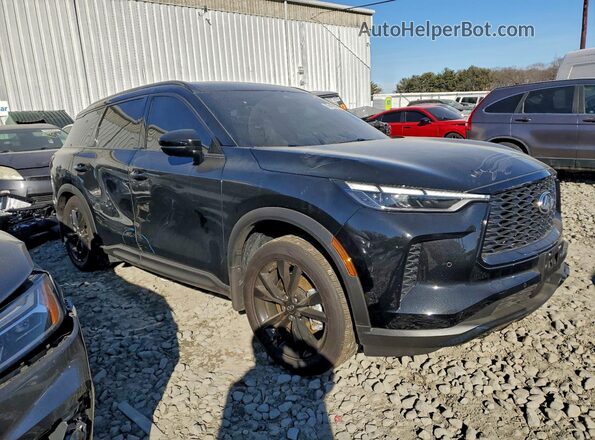5N1AL1FSXSC359802 2025 INFINITI QX60 Black წინა მარჯვენა