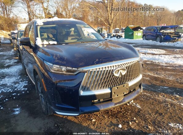 5N1AL1FSXTC336750 2026 INFINITI QX60 Blue Widok zestawu wskaźników