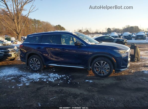 5N1AL1FSXTC336750 2026 INFINITI QX60 Blue Widok wnętrza z tyłu