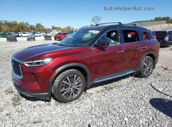 5N1AL1HU3SC337803 2025 INFINITI QX60 Бордовый Передняя левая четверть