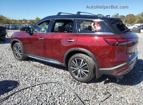 5N1AL1HU3SC337803 2025 INFINITI QX60 Бордовый Задняя левая четверть