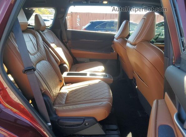 5N1AL1HU3SC337803 2025 INFINITI QX60 Бордовый Вид задней части салона