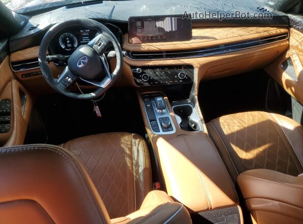 5N1AL1HU3SC337803 2025 INFINITI QX60 Бордовый Вид панели приборов