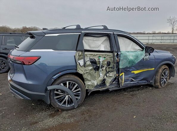 5N1AL1HU3SC345299 2025 INFINITI QX60 Синий Задняя правая четверть