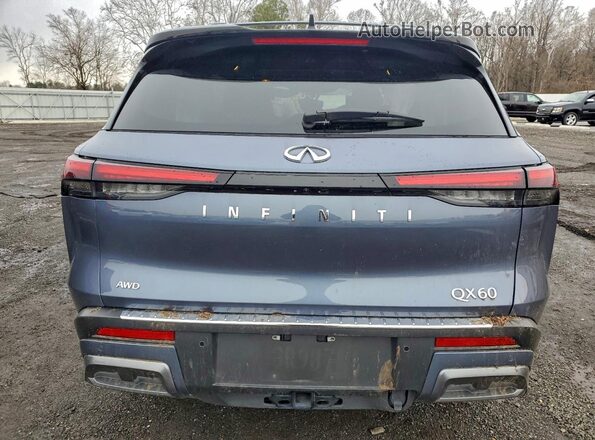 5N1AL1HU3SC345299 2025 INFINITI QX60 Синий Вид сзади