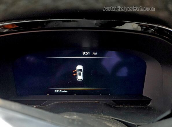 5N1AL1HU3SC345299 2025 INFINITI QX60 Синий Вид щитка приборов