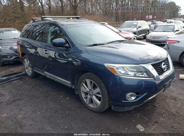 5N1AR2MM6GC643847 2016 NISSAN PATHFINDER Blue Delantero derecho