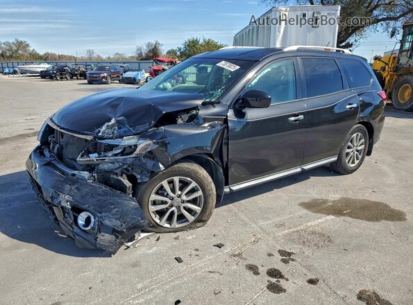 5N1AR2MN4GC608975 2016 NISSAN PATHFINDER Черный Передняя левая четверть