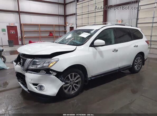 5N1AR2MN9GC632141 2016 NISSAN PATHFINDER Белый Передняя левая четверть