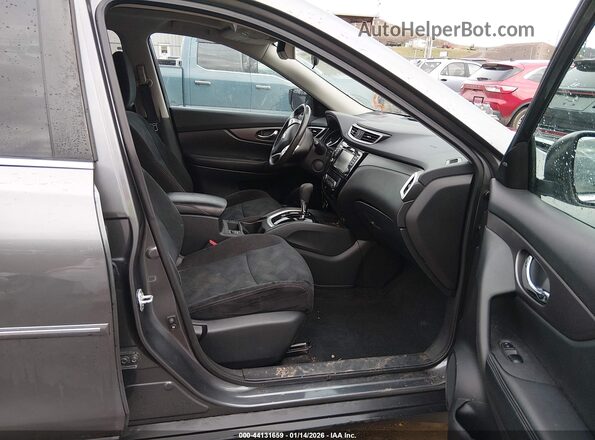 5N1AT2MV0GC802078 2016 NISSAN ROGUE Gray Вид салону спереду