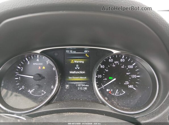5N1AT2MV0GC802078 2016 NISSAN ROGUE Gray Вид задніх сидінь