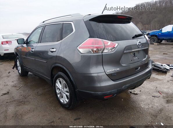 5N1AT2MV0GC802078 2016 NISSAN ROGUE Gray Задня ліва чверть