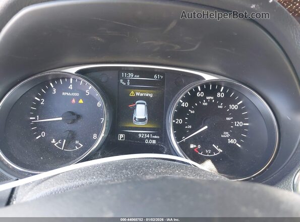 5N1AT2MV2GC759718 2016 NISSAN ROGUE Burgundy Вид задніх сидінь